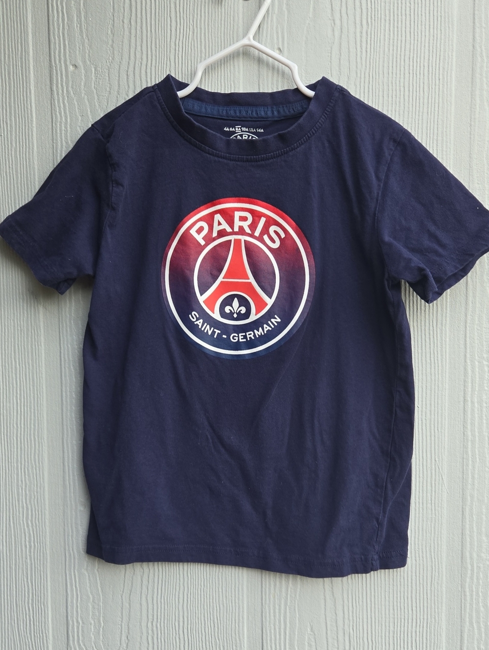 Paris Saint-Germain Navy Short-Sleeve Kids Tee